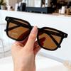 2026 Women's Black Frame Transparent Glasses - Pure Desire Fashion, Douyin Celebrity Style, Large Frame Face.