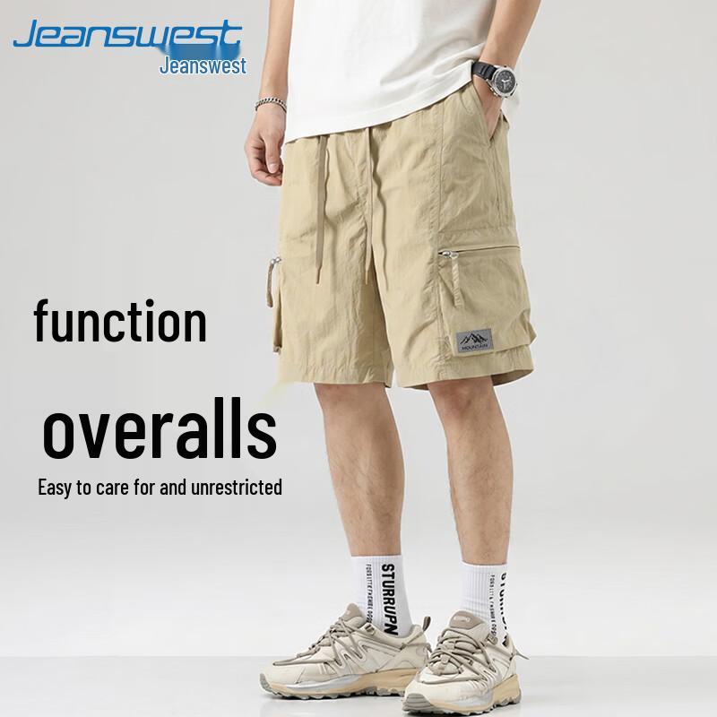 Jeanswest Men s American Retro Loose Cargo Shorts 5XL
