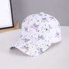 New Butterfly Print Foreign Style Baseball Cap Children's Lace Breathable Fashion Casual Versatile Sunshade Diamond Cap