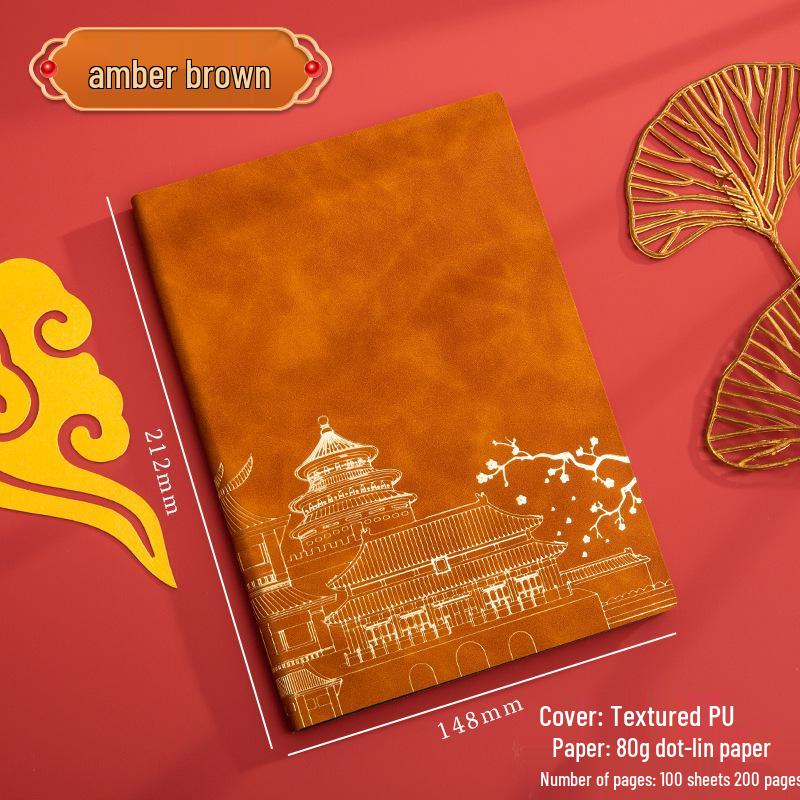 Guochao A5 Business Notebook Gift Set – Customizable Souvenir Diary