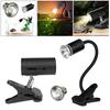 Reptile Pet Heating Light Clamp Lamp Holder UVB+UVA Bulb Clip Aquarium Lamp