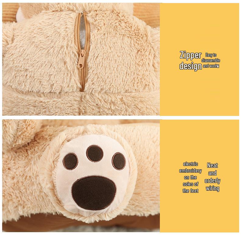 Children's Cute Panda Plush Sofa - Cartoon Tatami Style