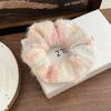 Rubber Band Sweet Knitted Hair Rope Korean Style Knitted Hair Hoop Winter Plush Scrunchies  Party