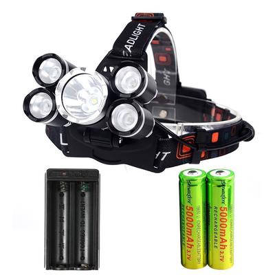 350lm Waterproof LED USB Head lamp Charge 18650 light IR Sensor Torch Flashlight