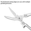 Heavy Duty Kitchen Scissors Poultry Scissors with Safety Lock Food Prep Scissors for Cutting Bones Scraping Fish Scales Cracking Nuts