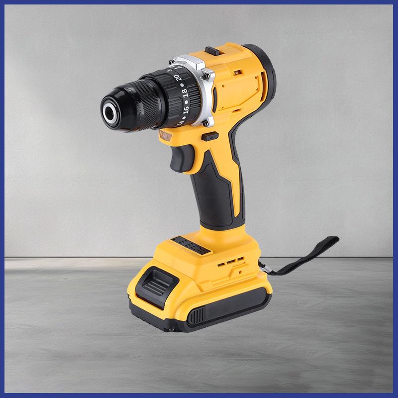 High-Power Brushless Impact Drill & Electric Screwdriver Home Repair Set