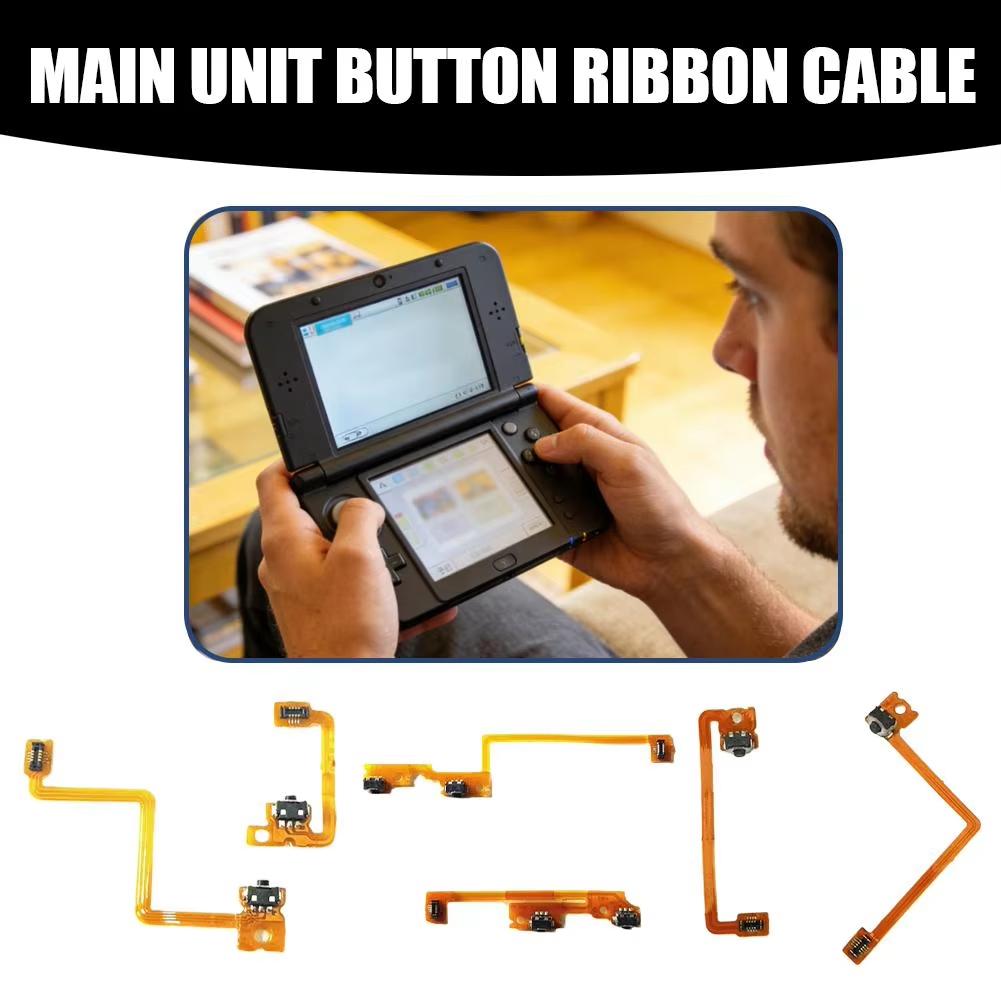 1SET L R Shoulder Button with Flex Cable For 3DS 3DSXL NEW 3DS NEW 3DSXL LL Repair Left and Right Switch Trigger