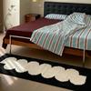 Korean Style Thickened Non-Slip Bathroom Floor Mat with Personalized Letter Flocking - Water-Absorbing Foot Pad/ Carpet