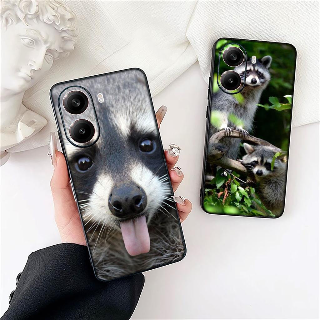 Raccoons Phone Case for Samsung Galaxy A06 A05 A14 A50 A51 A52 A12 A13 A23 A70 A07 A25 A26 A72 A56 Protective Cover