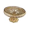 Elegant Glass Fruit Bowl with Pedestal Base for Desserts and Snacks
