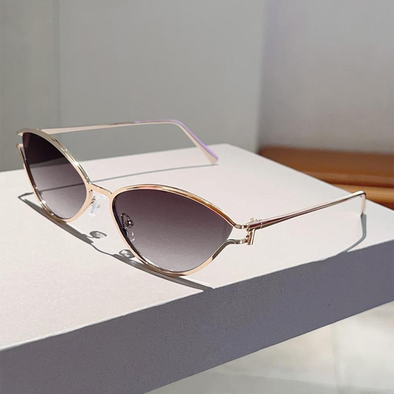 Women Vintage Sunglasses New Fashion Cat Eye Multi-color Casual Shades Retro Trendy Luxury Brand Design Sun Glasses