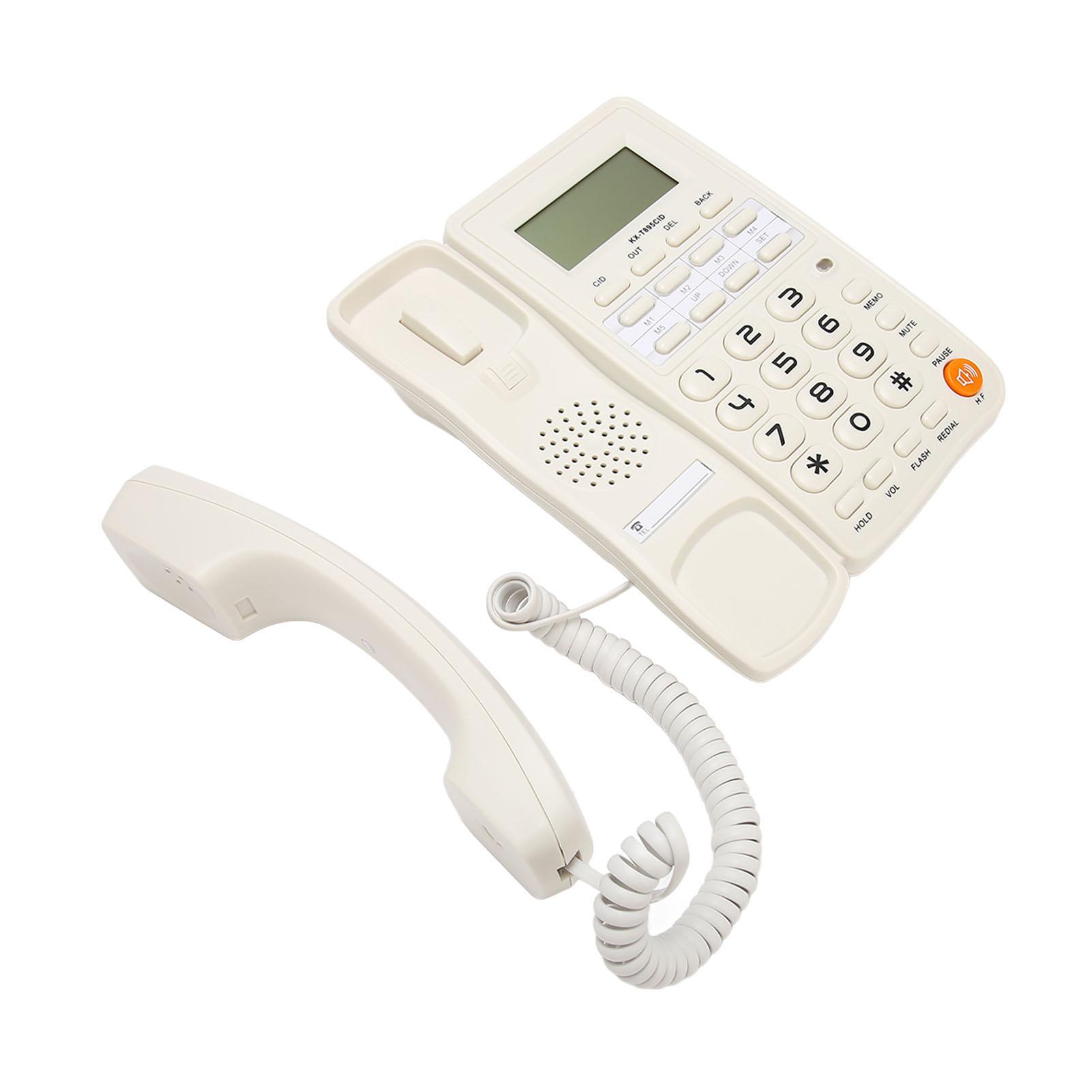 Проводной телефон стационарный телефон с большой кнопкой проводной телефон для дома офиса отеля пожилых людей белый белый