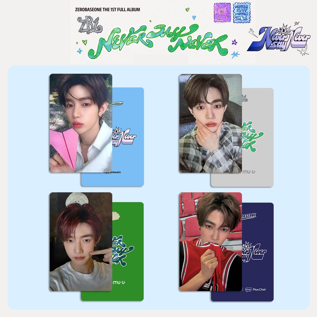 ZB1 Never Say Never Zhang Hao Special Pre-order Photocards Set