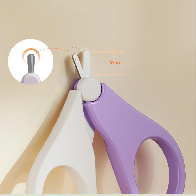 Baby Nail Clipper Set, Nail Scissors Specially For Newborn Babies, Children's Nail File And Scissors With Anti-Pinch Nail Clippers