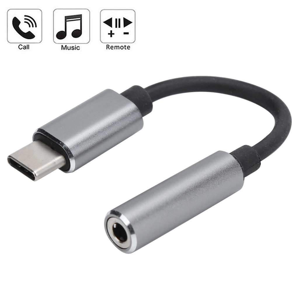 Type C Male to 3.5mm Jack Digital Audio Cable Female Converter Headphone Adapter