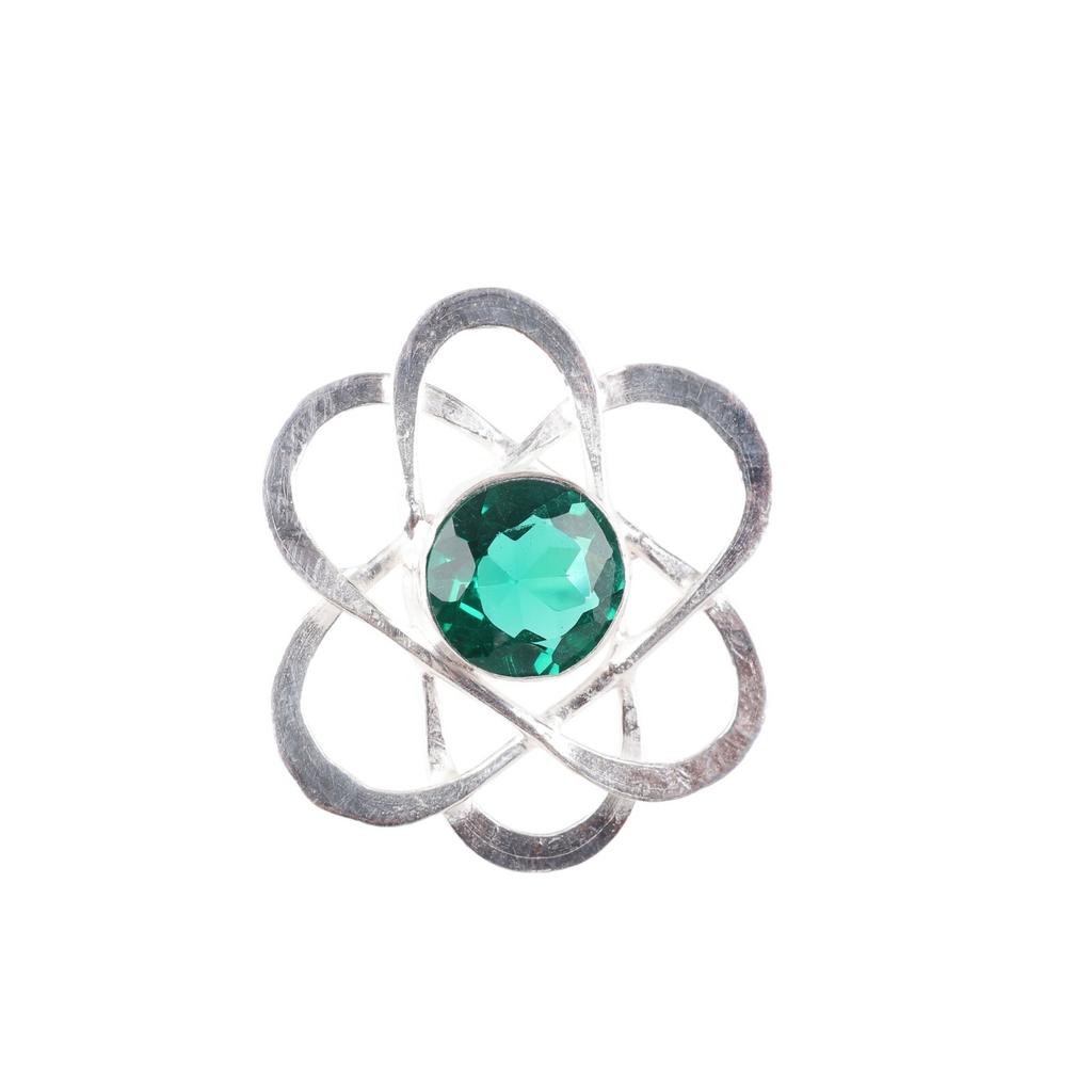 Chrome Diopside Gemstone 925 Sterling Silver Jewelry Handmade Ring Gift For Wife RR-21-3