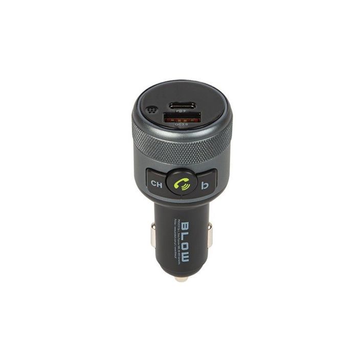 Blow - 19916 - Ãmetteur De Soufflage FM 74-167 Ãmetteur De Soufflage FM Bluetooth 5.1 + Qc3.0