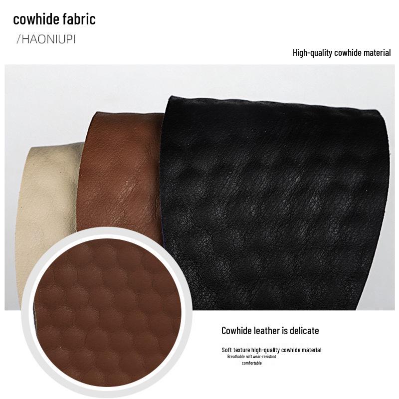 Pánská a dámská prodyšná stélka z hovězí kůže - Absorbující pot, Tlumící nárazy, Ultra měkká business vložka