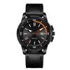 Military Leather Watch Dial Quartz Movement Business Casual Outdoor Sports Wristwatch