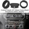 Car Air Condition HVAC Panel Control Switches Knob Black For Select Model Replace Part Number LR029591
