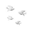 3D White Ceramic Birds Wall Decor – Modern Hanging Mural for Living Room & Home Decoration