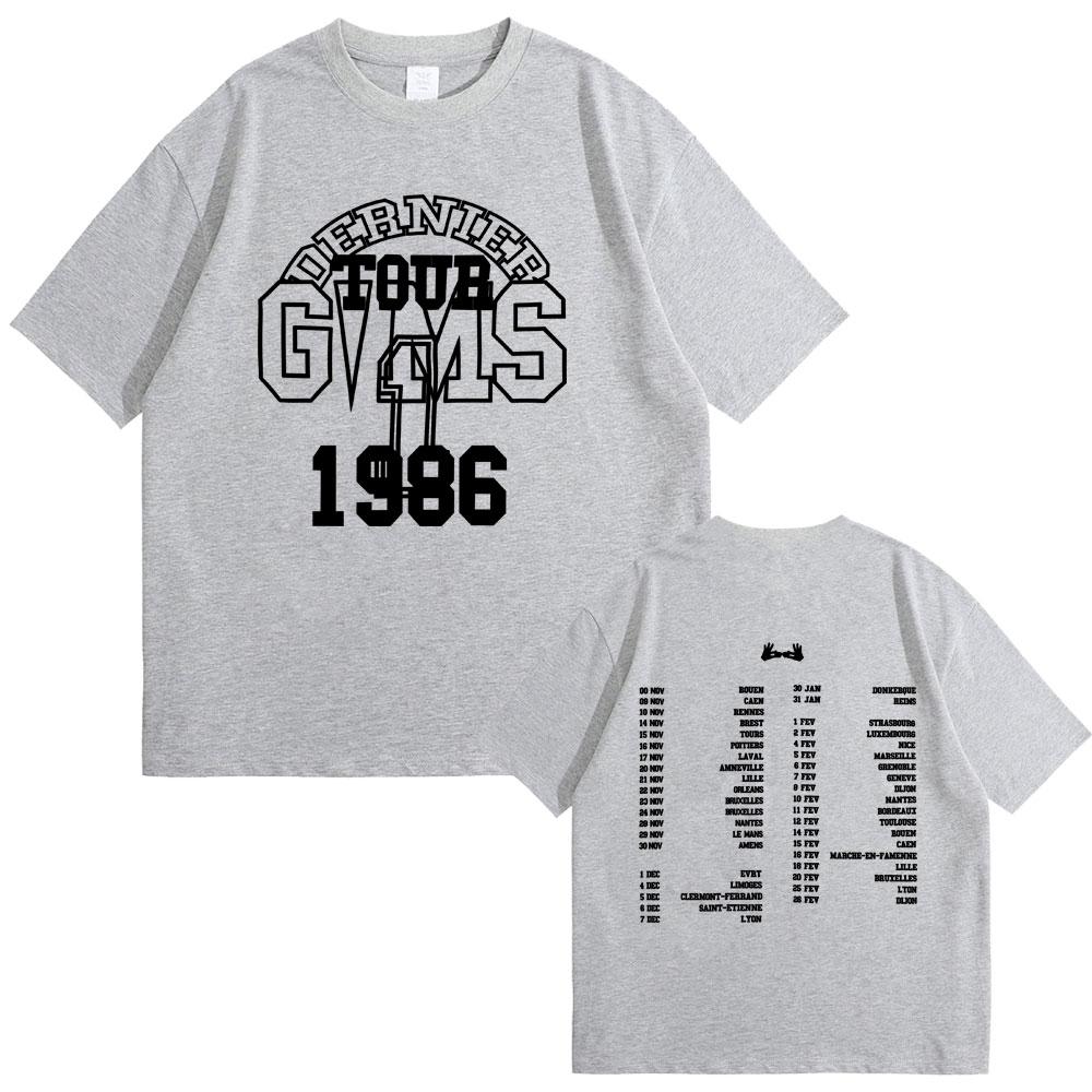 Rapper Gims Letzte Tour T-Shirt DIE LETZTEN WILLEN VON MOZART Merch Streetwear Herren Damen Hip Hop Mode Popmusik T-Shirts