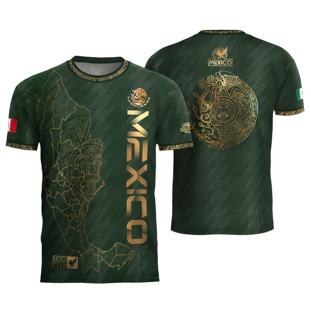 Men's Mexico Letter Print Short Sleeve T-Shirt