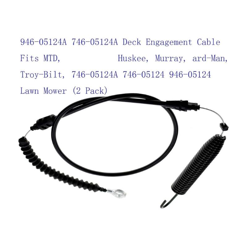 946-05124A Deck Engagement Clutch Cable Replace for 746-05124A TB42 746-05124 946-05124 TB46 T1100 Lawnmower Deck Cable