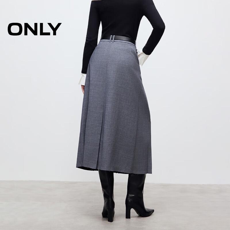 Only 2025 Autumn Elegant Pleated A-Line Long Skirt
