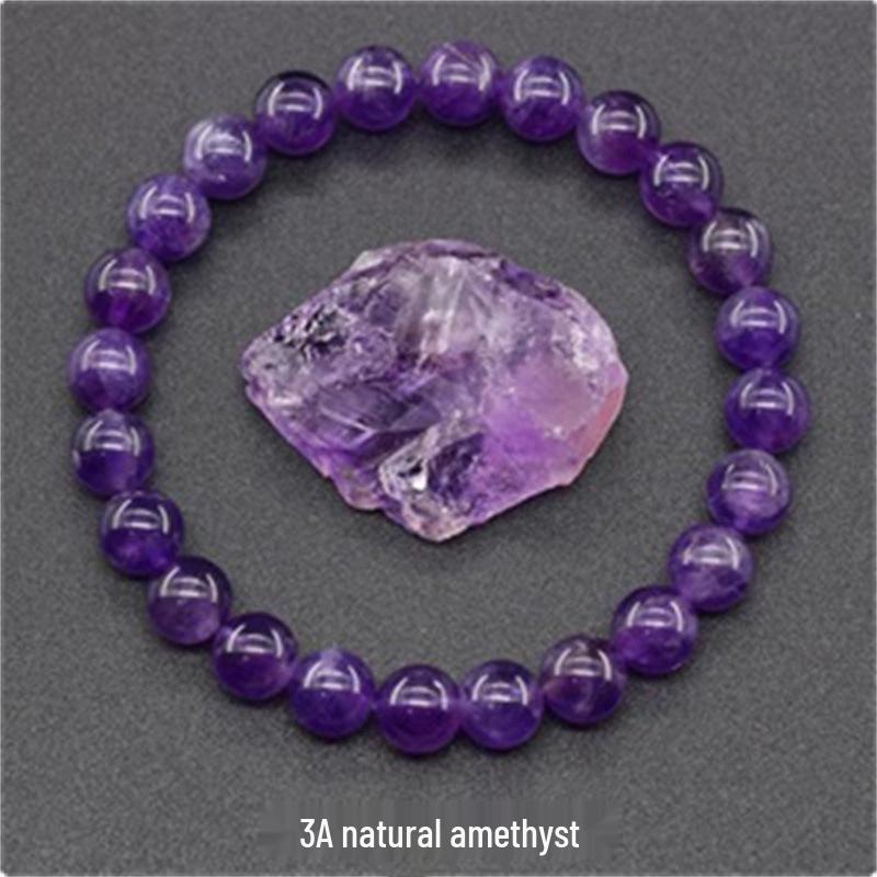 Jingde Jewelry Natural Agate Bracelet: Single-Loop Crystal Stone for Men and Women