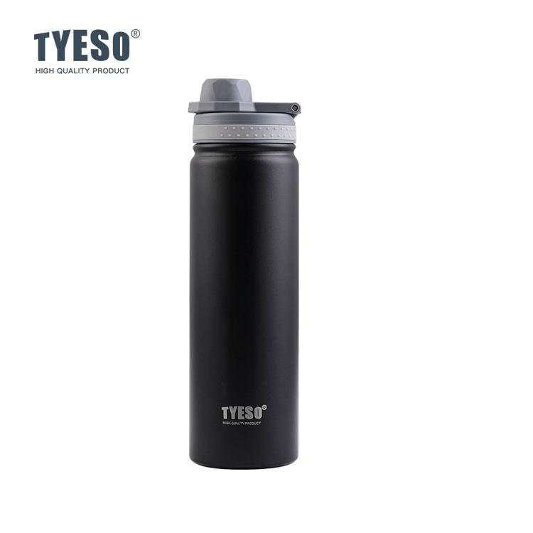 TYESO 600ML Stainless Steel Thermos Bottle Sport Thermal Mug Hot & Cold Mug Vacuum Flask Travel Cup Insulated Water Bottle