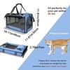 Oxford Cloth Cat Carrier Handbag Soft Sided Breathable Cat Transport Bag Large Capacity Waterproof Pet Carrier