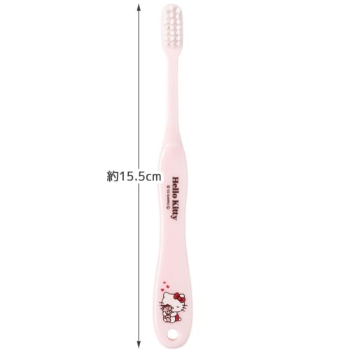 Skater Toothbrush for Elementary School Students 6-12 Years Soft 3 Pieces Hello Kitty Sanrio 15.5cm TB6ST-A
