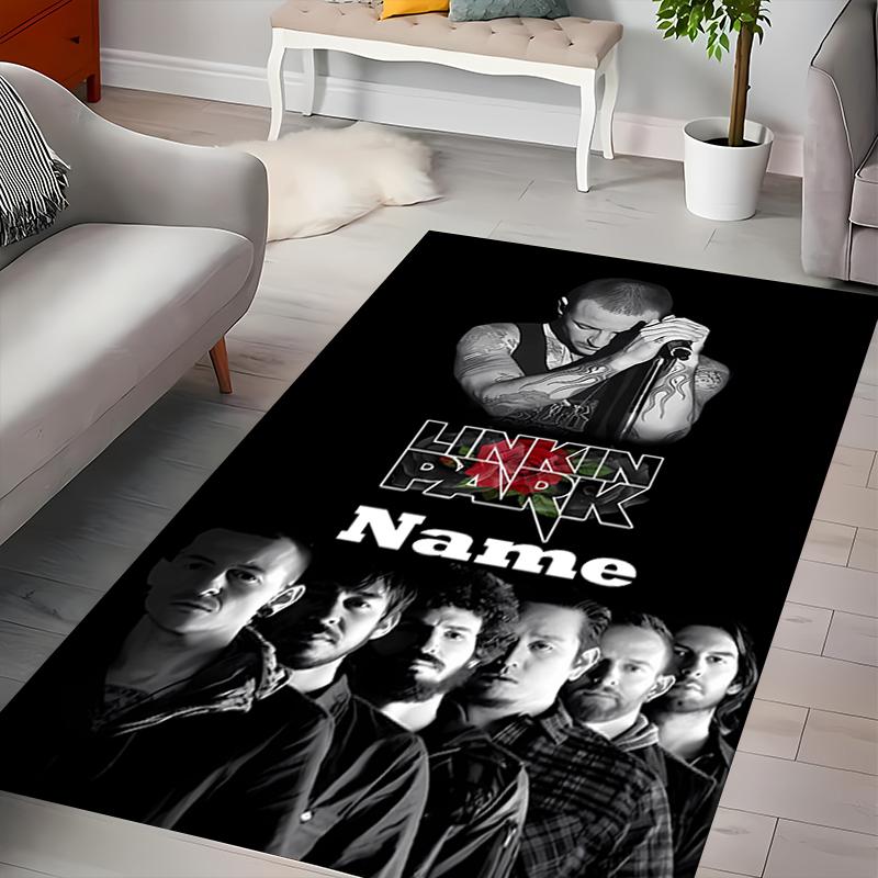 Custom Personalization Linkin Park Area Rug - Perfect For Kitchen, Bathroom,Laundry Room Decor Large Size Available,Gift All Seasons
