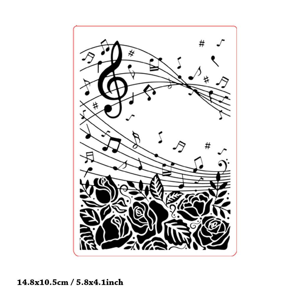 Embossing Folders for Card Making DIY Plastic Embossing Stencil Paper Card Decorating Mold for Scrapbook Photo Album DIY Craft