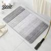 Washable Plush Floor Mat Water-absorbent Rug Quick Color Bathroom Mat Gradient Dry Absorbent Rug Anti-Slip