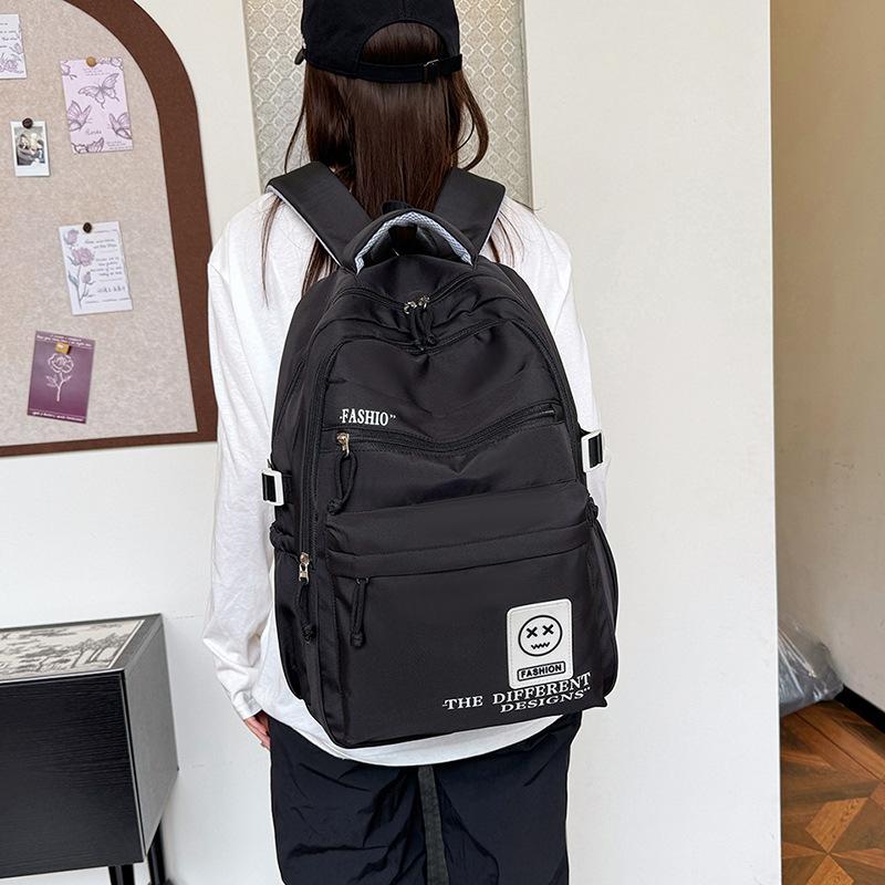 Schoolbag Trendy Brand Burden Reduction Large-capacity Backpack for Boys and Girls, School Bag Lightweight Waterproof Casual Lightweight Backpack