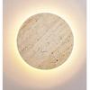 Wabi-Sabi Style Retro Yellow Travertine Light for Hallway, Corridor, Entrance, Balcony, and Bedside Atmosphere.
