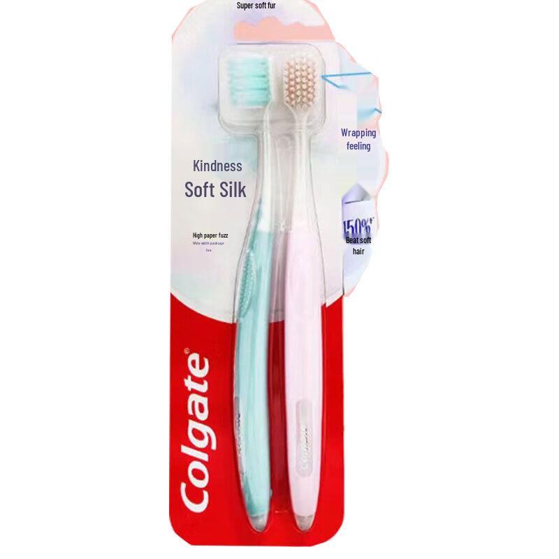 Colgate Gentle Clean Wide Soft Floss Toothbrush 2-Pack