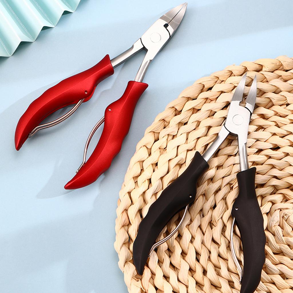 Tåneglklipper for inngrodde eller tykke tånegler Multifunksjonelt sammenleggbart verktøysett for inngrodde tånegler