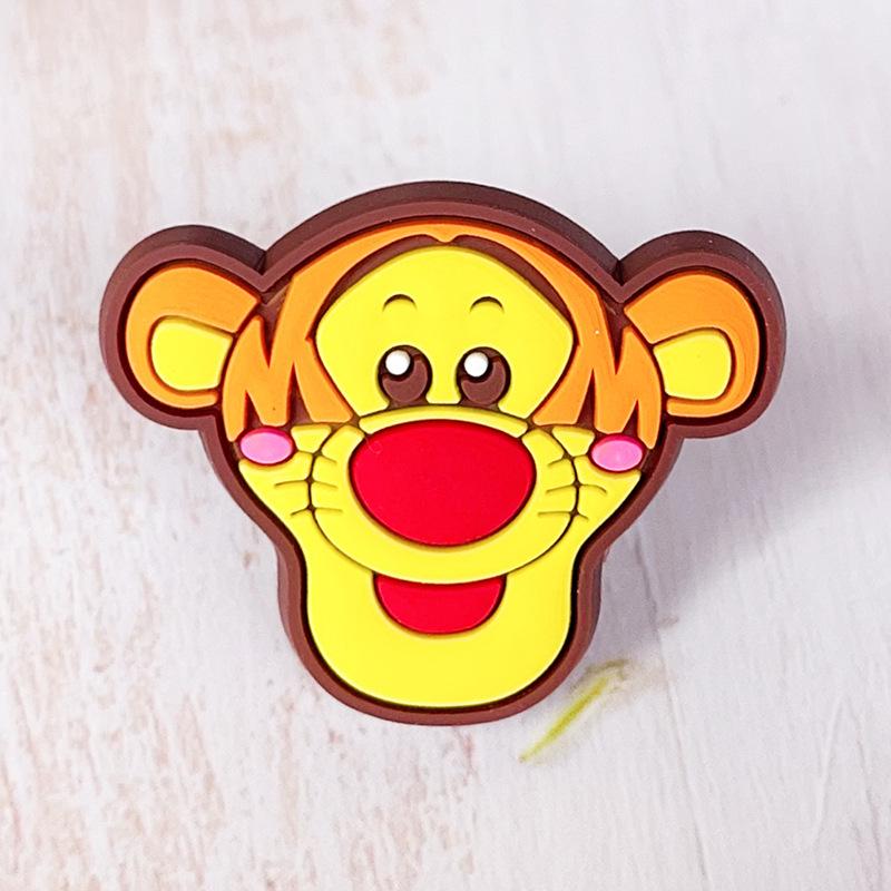 Flower DIY Shoe Buckles: Cartoon Face Decorations for Crocs & Other Hole Shoes