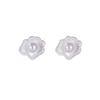 925 Sterling Silver Shell Pearl Piercing Woman Luxury Earrings High Quality Vintage Chrome Jewelry Accesories Prevent Allergies