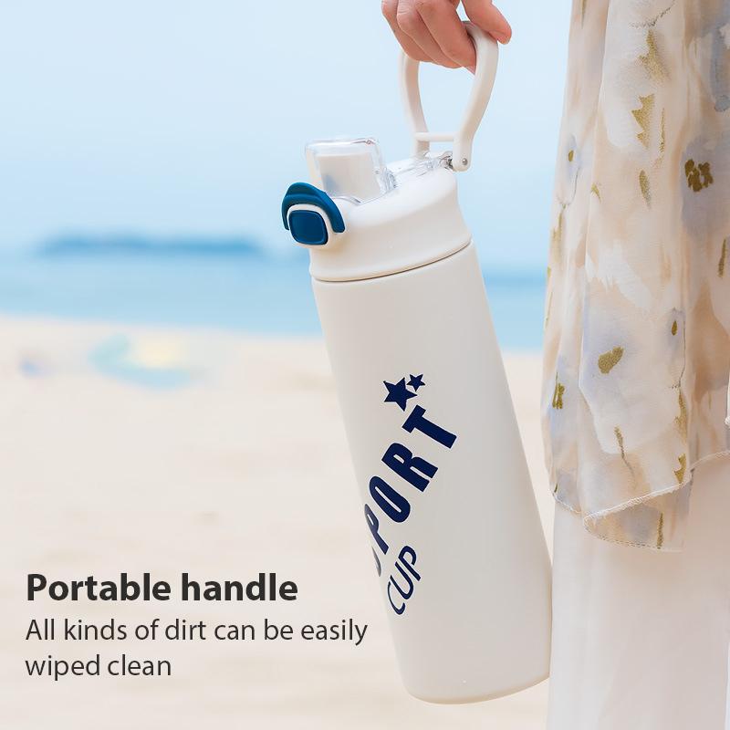 600 ml Isolierbecher 304 Edelstahl Wasserbecher für Männer und Frauen Tragbarer Outdoor-Sport Trinkbecher Thermosflasche