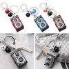 Keychain Lightweight Portable LED Sound Light Design Retro Camera Shape Key Chain Bag Backpack Keyring Pendant Accessory