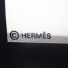 HERMES   scarf white/black silk Women
