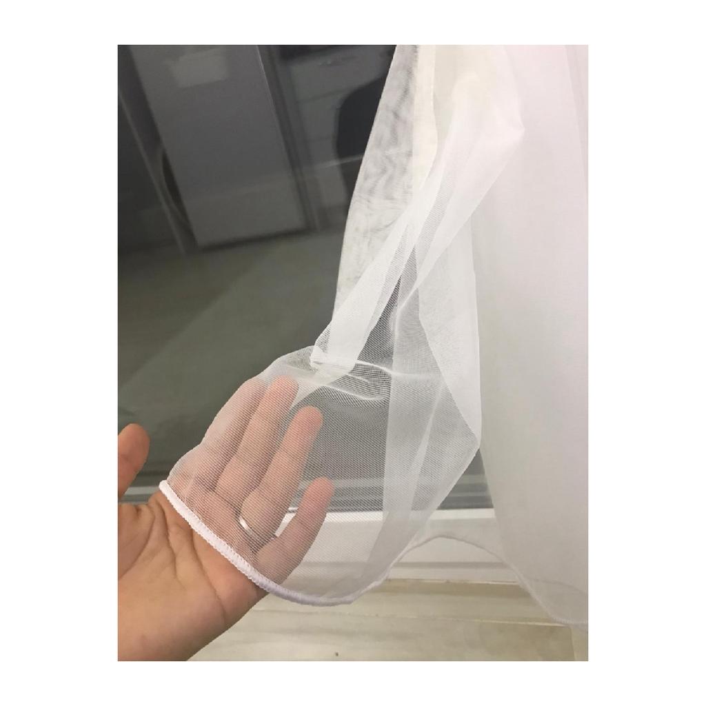 Matte Rotary Boden Ghost Tüll 1/3 Häufig Plissee Tüll Vorhang Rock Falten-Frei 500 X 250