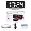 USB Connectives Vibratings Alarm Clock with Fashionable Look for Bedroom and Travel Use