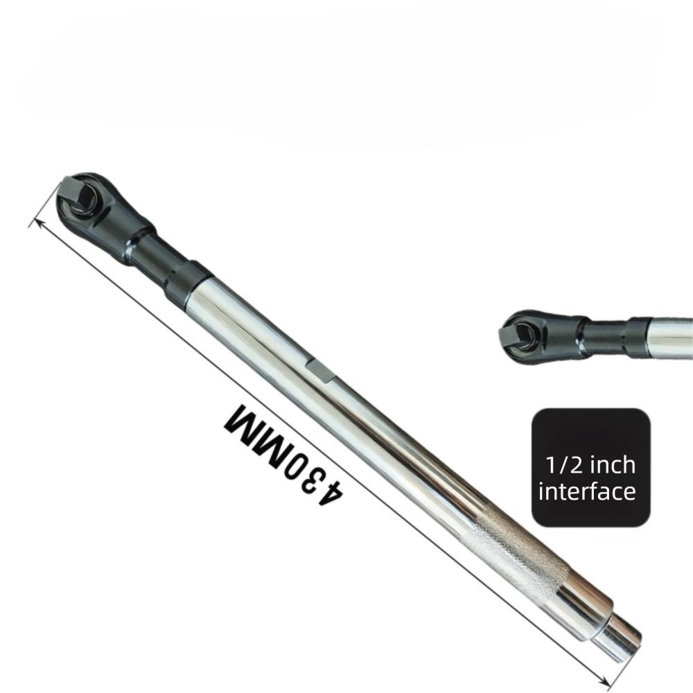Useful Metal Ratchet Wrench Manual Extension Forward Reverse Extension Wrench Extended Quick Spanner Wrench DIY Home Repair