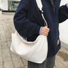 Large capacity dumpling bag messenger bag high sense new shoulder bag college student versatile summer bag women