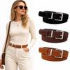 Alloy Buckle Suede Belt Faux Suede Decorative Belt Fashion Ladies Belt  Casual Outfit